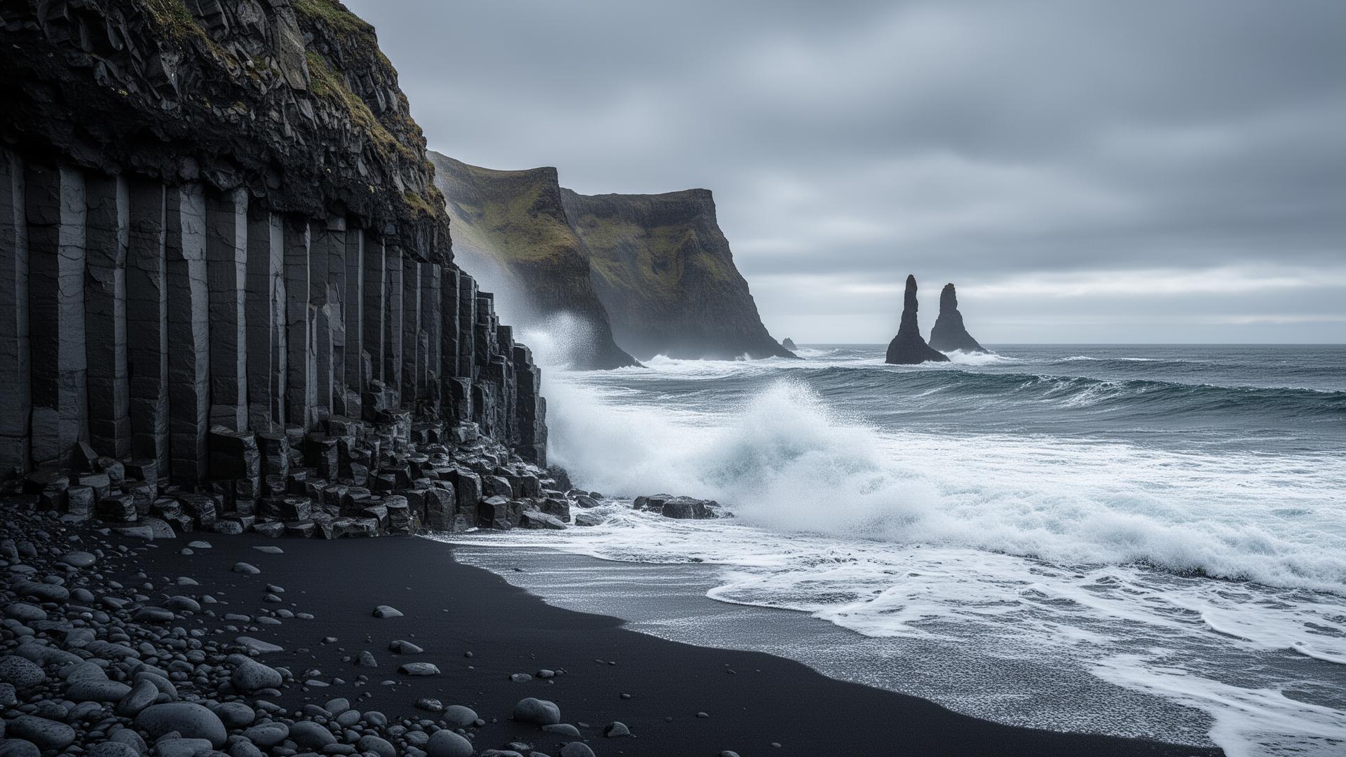 Reynisfjara: The World's Most Dramatic Black Sand Beach. Iceland travel blog